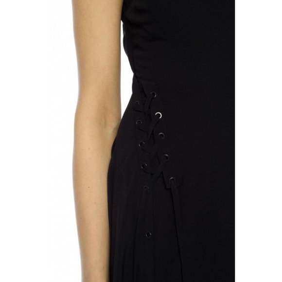 All Saints V Neck Wrap Front Dress Tiered Skirt - Picture 3 of 13